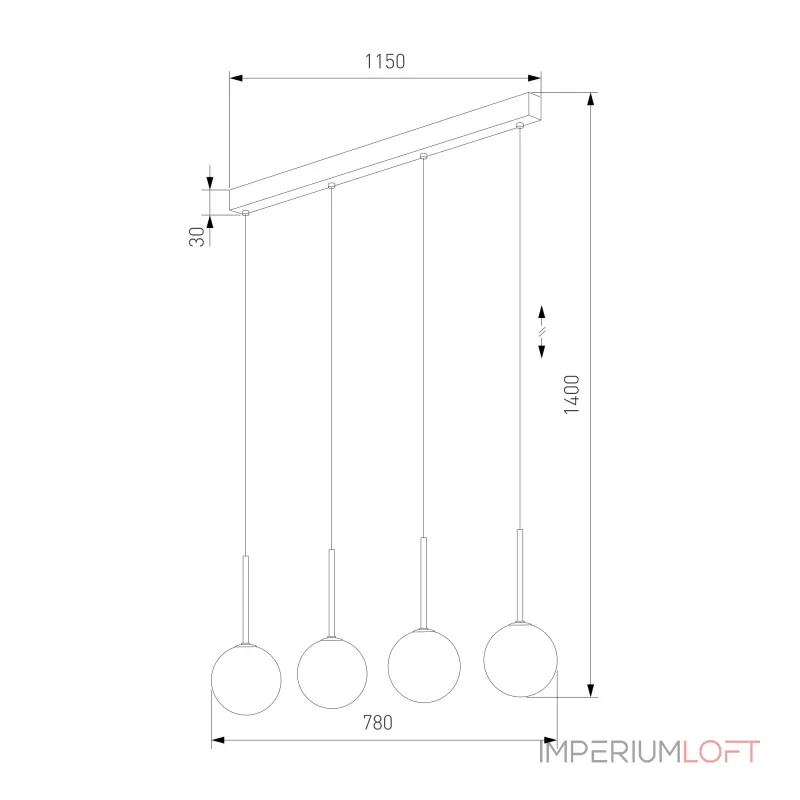 Подвесной светильник TK Lighting Martin 4503