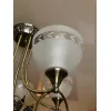 Потолочная люстра Lumion Horas 3403/5C Цвет арматуры бронза Цвет плафонов белый