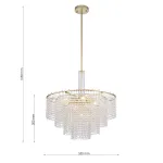 Люстра на штанге Favourite Fringe 4762-7P