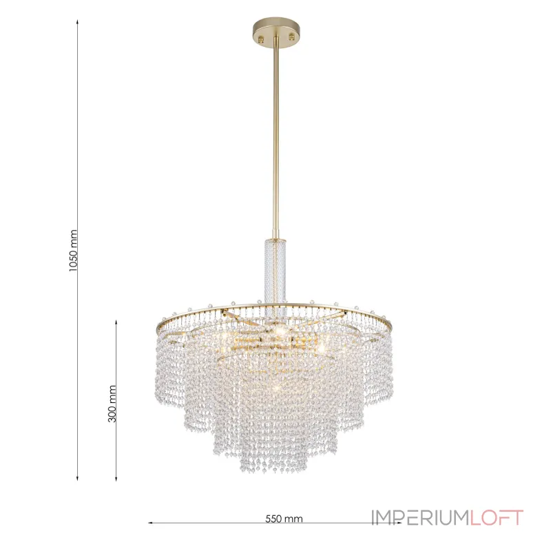 Люстра на штанге Favourite Fringe 4762-7P Люстра на штанге Favourite Fringe 4762-7P