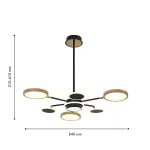 Люстра на штанге F-Promo Hybrid 4687-7P