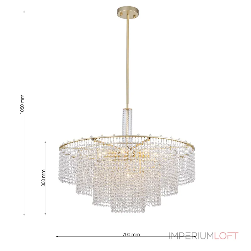 Люстра на штанге Favourite Fringe 4762-9P Люстра на штанге Favourite Fringe 4762-9P