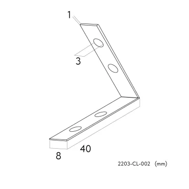 Коннектор L40xW40xH8 Favourite Practica 2203-CL-002 Коннектор L40xW40xH8 Favourite Practica 2203-CL-002