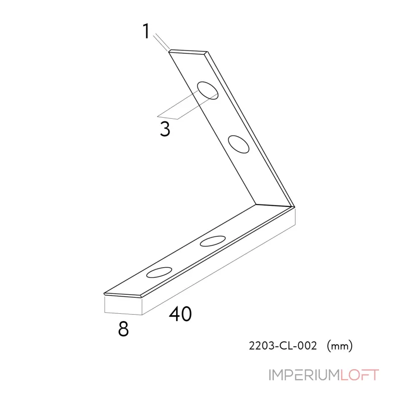 Коннектор L40xW40xH8 Favourite Practica 2203-CL-002 Коннектор L40xW40xH8 Favourite Practica 2203-CL-002