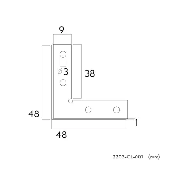 Коннектор L48xW48 Favourite Practica 2203-CL-001
