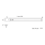 Шинопровод накладной L1000xW30xH17 Favourite Practica 2201-TW-100