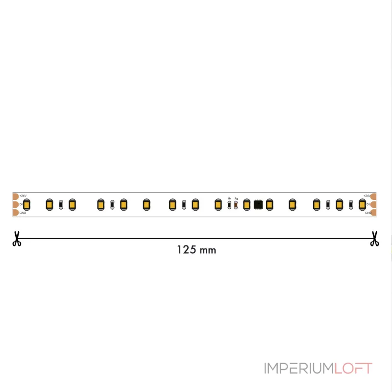 Лента светодиодная, 5M, SMD2835, 10W/m, 4000K, IP20 2003-41020