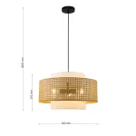 Подвесная люстра Favourite Organicum 4768-3P от ImperiumLoft