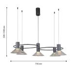 Подвесная люстра F-promo Feris 4622-5P Подвесная люстра F-promo Feris 4622-5P