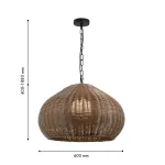 Подвесной светильник Favourite Wicker 4884-1P
