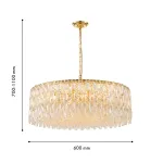 Подвесная люстра Favourite Robby 4722-18P от ImperiumLoft