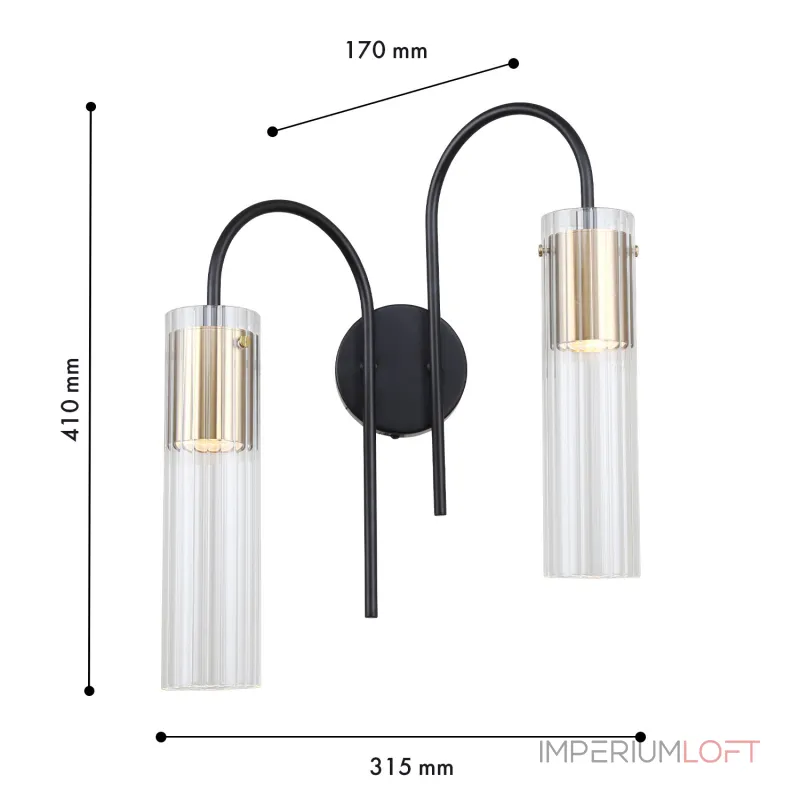 Бра F-Promo Kors 4740-2W Бра F-Promo Kors 4740-2W