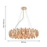 Подвесная люстра Favourite Glans 4719-12P от ImperiumLoft