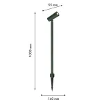Уличный ландшафтный светильник Favourite Micron 4811-1F