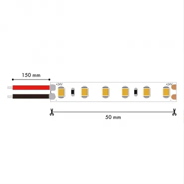 Лента светодиодная, 5M, SMD2835, 14.4W/m, 4000K, IP20 2001-41420