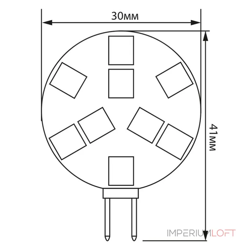 Лампа светодиодная Feron LB-16 G4 3W 12V 4000K 25093 от ImperiumLoft
