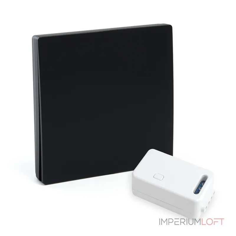 Выключатель беспроводной 230V 500W одноклавишный с радиочастотным контроллером Feron 50507