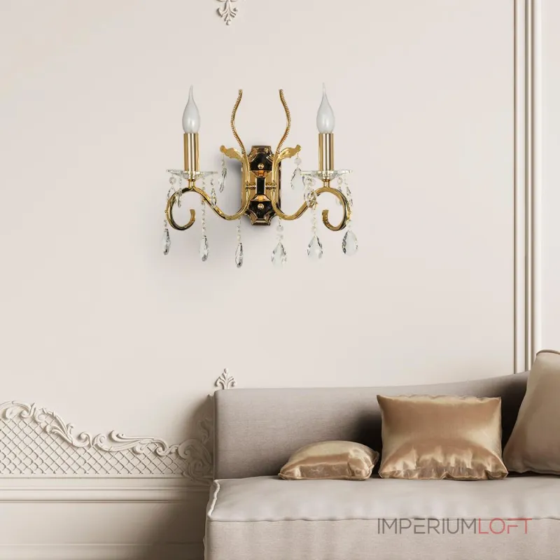 Бра Arti Lampadari Vesuvio Gold Vesuvio E 2.1.2.601 G