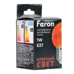 Лампа светодиодная E27 1W 230V Шар Feron 52164 от ImperiumLoft
