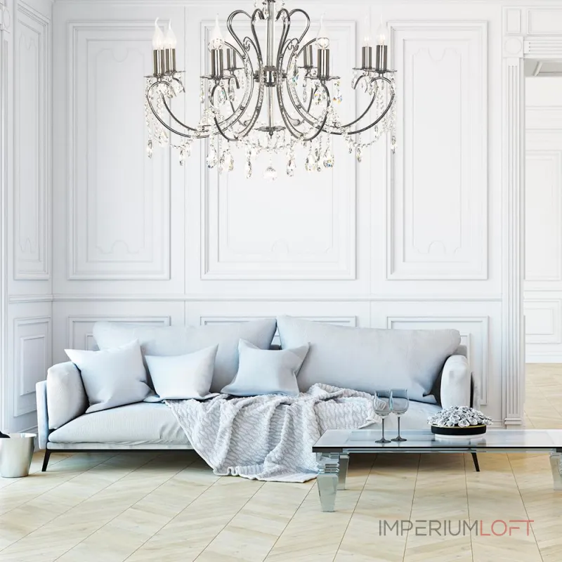 Подвесная люстра Arti Lampadari Romano Nb Romano E 1.1.8.601 NB Подвесная люстра Arti Lampadari Romano Nb Romano E 1.1.8.601 NB