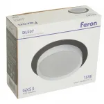 Светильник потолочный встраиваемый Feron DL507 GX53 IP20 15W от ImperiumLoft