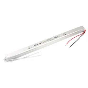 Трансформатор электронный для светодиодной ленты Feron LB001 24Вт 3A 72W 48741 Трансформатор электронный для светодиодной ленты Feron LB001 24Вт 3A 72W 48741
