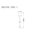 Торшер Lucia Tucci Bristol BRISTOL F891.1