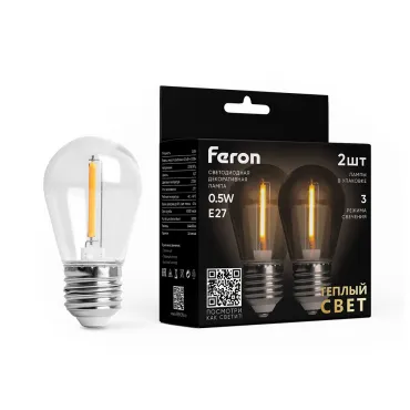 Лампа светодиодная Feron LB-384 метеор E27 0,5W 230V 2700K 51036