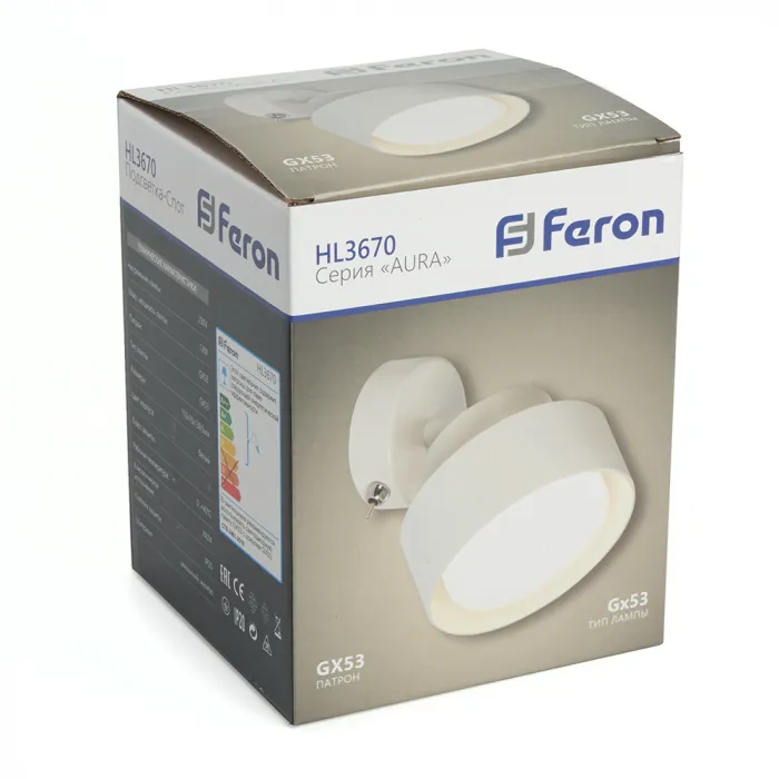 Подсветка настенная Feron HL3670 GX53 IP20 12W от ImperiumLoft