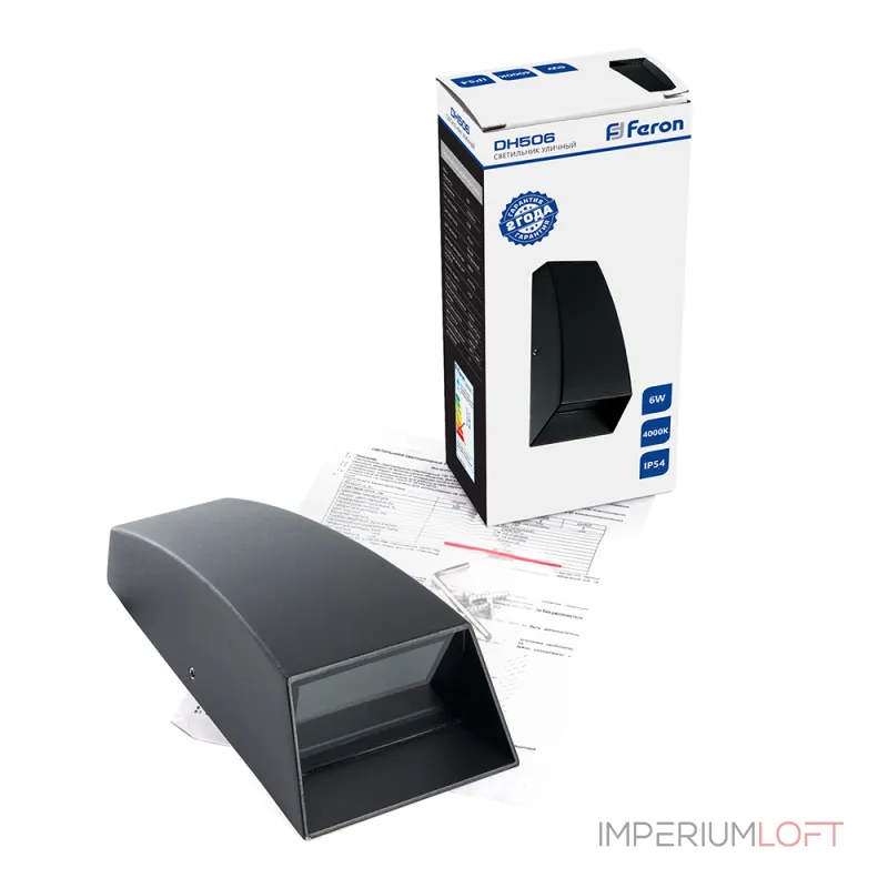 Светильник уличный светодиодный Feron Дели DH506 LED IP54 6W 4000К