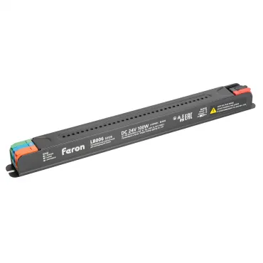 Трансформатор для светодиодной ленты с диммированием 100W 24V IP20 Feron 52129