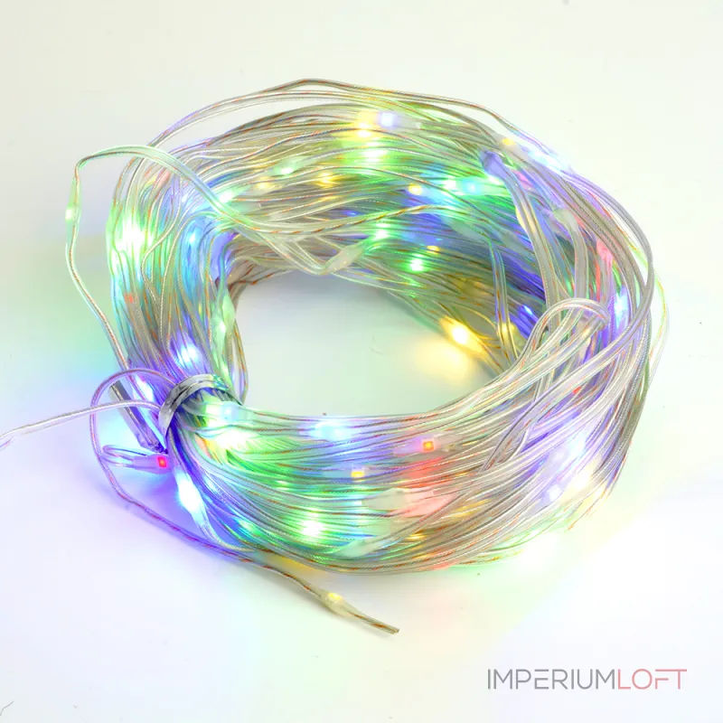 Гирлянда линейная FERON CL578 100LED (мультиколор) 10м+3м IP20 6W 48621 от ImperiumLoft