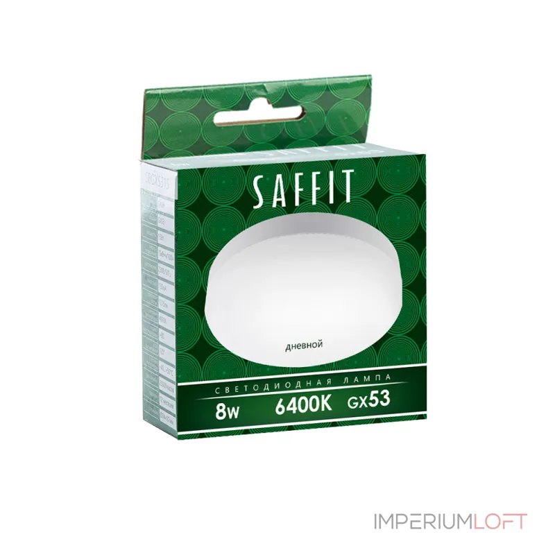 Лампа светодиодная Feron Saffit Sbgx 5308 GX53 8Вт 6400K 55187
