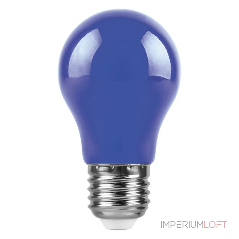Лампа светодиодная Feron LB-375 E27 3W 230V синий 25923