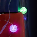 Гирлянда линейная от батареек FERON CL565, 30LED, (мультиколор) 3м+0,5м IP20, 0,9W 48612