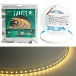 Светодиодная LED лента Feron SST02 SAFFIT 120SMD(2835)/м 9.6Вт/м 12V 5000*8*1.22мм 3000К IP20 55240