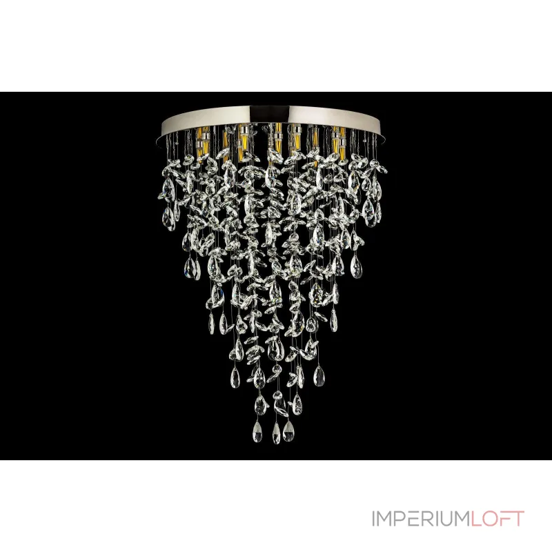 Люстра потолочная Arti Lampadari Flusso Nickel Flusso H 1.4.55.638 N Люстра потолочная Arti Lampadari Flusso Nickel Flusso H 1.4.55.638 N