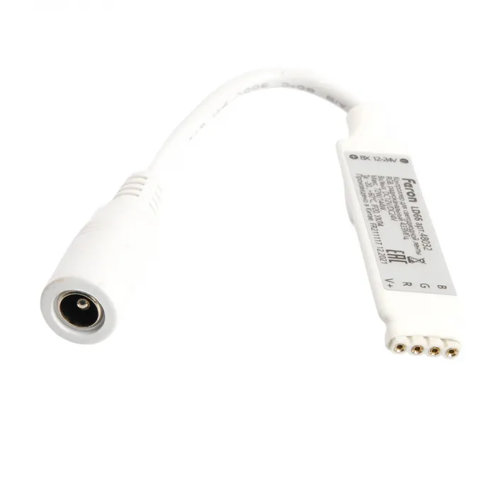 Контроллер RGB mini для светодиодной ленты с П/У Feron LD66 12, 24 Вт 24, 48W 48032 от ImperiumLoft