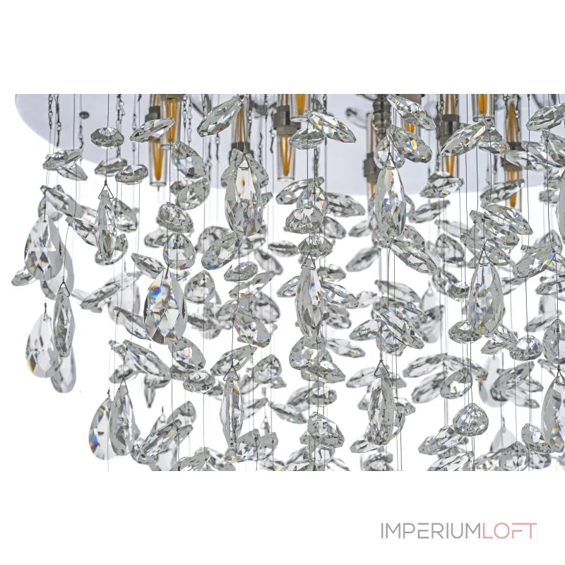 Люстра потолочная Arti Lampadari Flusso Nickel Flusso H 1.4.55.638 N Люстра потолочная Arti Lampadari Flusso Nickel Flusso H 1.4.55.638 N