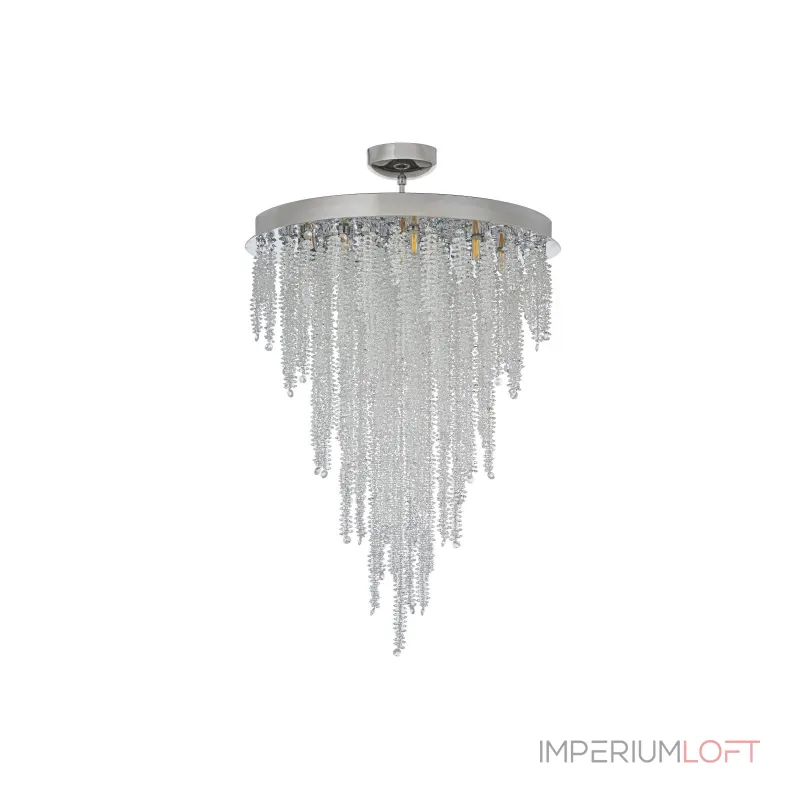 Люстра потолочная Arti Lampadari Flusso Nickel Flusso H 1.4.45.105 N Люстра потолочная Arti Lampadari Flusso Nickel Flusso H 1.4.45.105 N