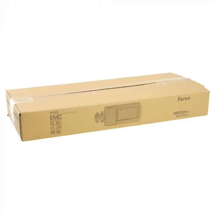 Светодиодный уличный консольный светильник Feron SP3050 LED IP65 80W 5000К от ImperiumLoft