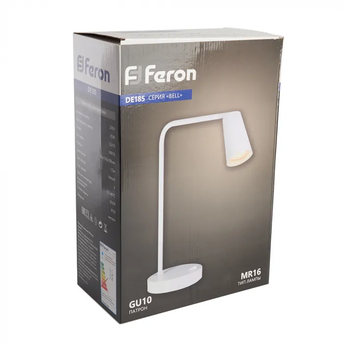 Настольная лампа Feron DE185 GU10 IP20 35W от ImperiumLoft