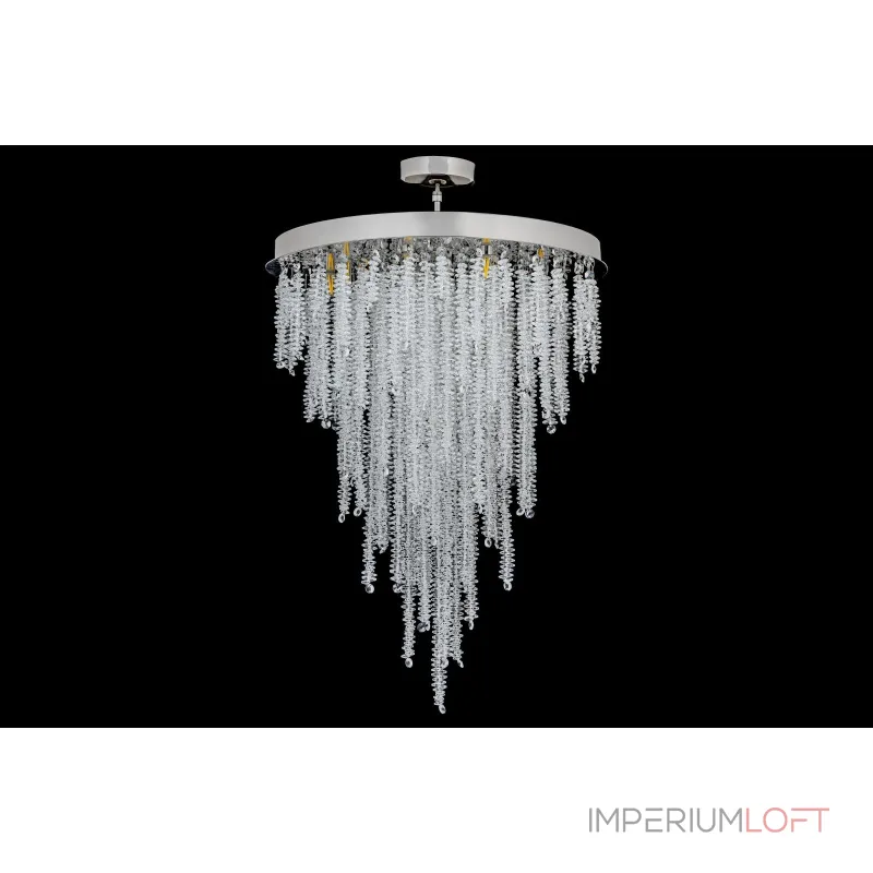 Люстра потолочная Arti Lampadari Flusso Nickel Flusso H 1.4.45.105 N Люстра потолочная Arti Lampadari Flusso Nickel Flusso H 1.4.45.105 N