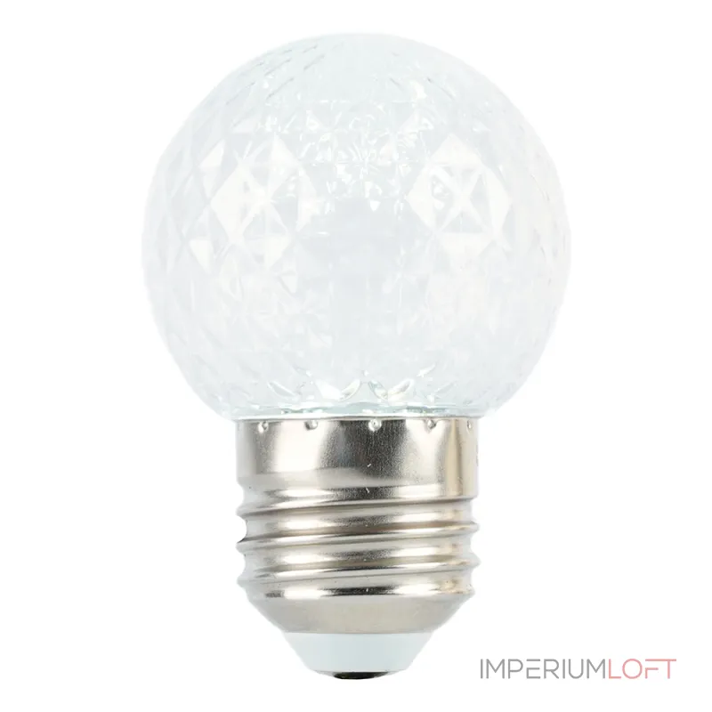 Лампа светодиодная 6400K E27 1W 230V Шар Feron 52176 от ImperiumLoft