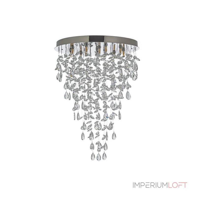 Люстра потолочная Arti Lampadari Flusso Nickel Flusso H 1.4.55.638 N Люстра потолочная Arti Lampadari Flusso Nickel Flusso H 1.4.55.638 N