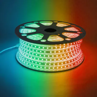 Cветодиодная LED лента Feron LS706 60SMD(5050)/м 11Вт/м 50м 220V RGB IP65 32718