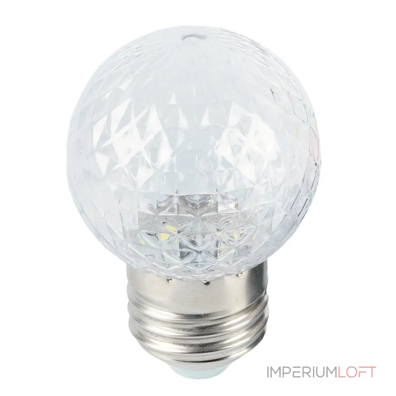 Лампа светодиодная 6400K E27 1W 230V Шар Feron 52176 от ImperiumLoft