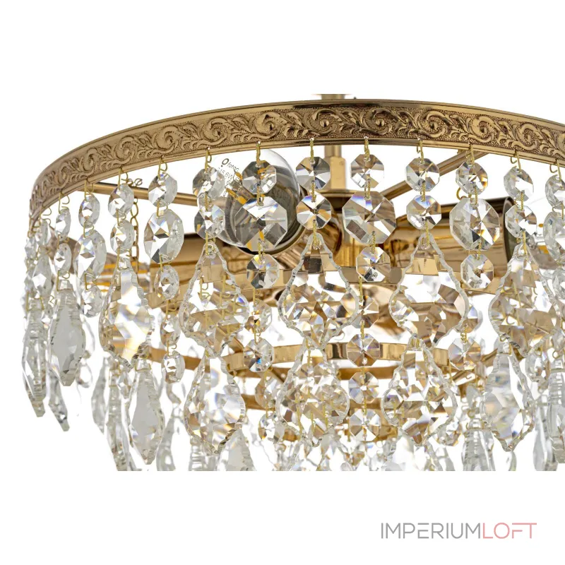 Потолочная люстра Arti Lampadari Castellana Gold Castellana E 1.3.30.602 G Потолочная люстра Arti Lampadari Castellana Gold Castellana E 1.3.30.602 G