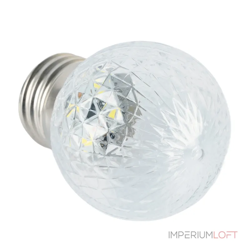Лампа светодиодная 6400K E27 1W 230V Шар Feron 52176 от ImperiumLoft