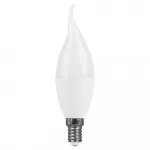 Лампа светодиодная LB-980 C37T (свеча на ветру) 15W 175-265V E14 6400К (холодный) Feron 52076
